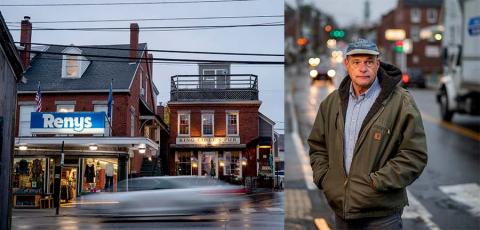 Downtown Damariscotta, and Matt Lutkus, Town Manager in