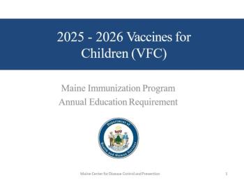 2025-2026 Vaccines for Children (VFC)
