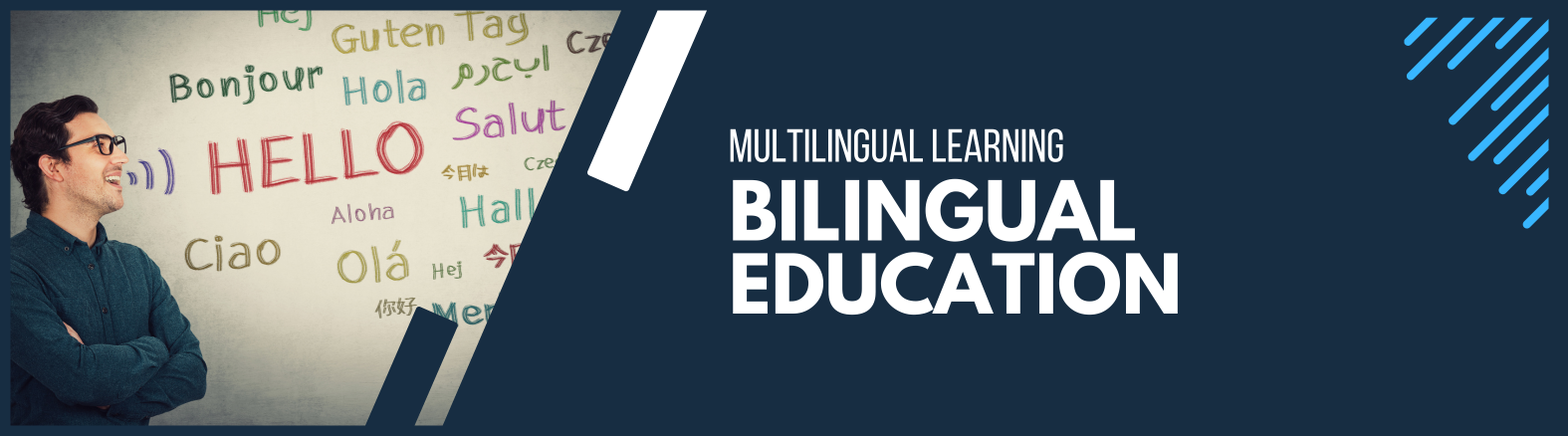 Bilingual Education Website Banner