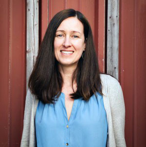 A smiling Amanda Beal